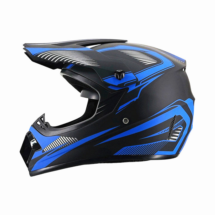 full-face motocross helmet with extended visor and reinforced chin guard Bowlift