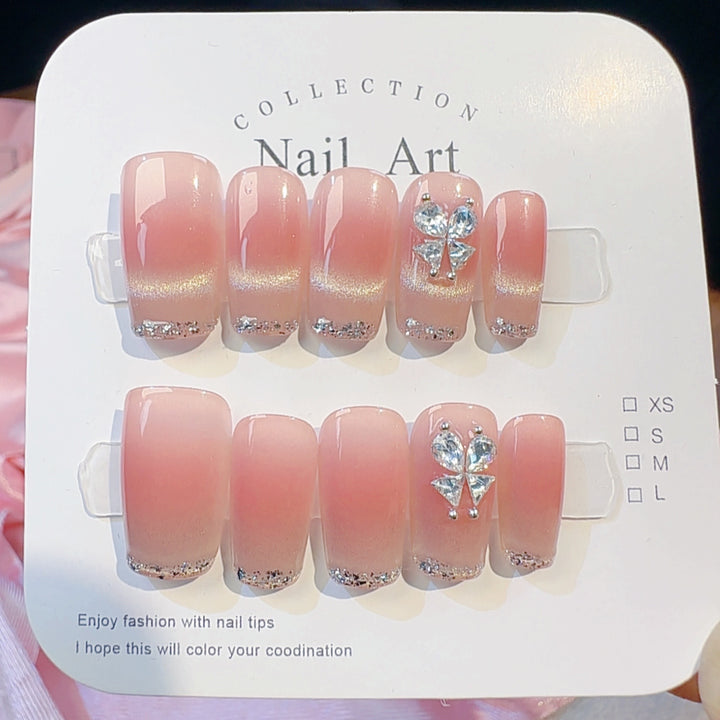 Glamorous Decorative Press-On Nails Bowlift