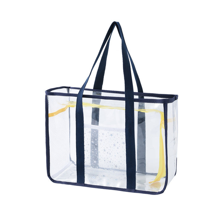 Transparent Mesh Shopping Tote Bowlift
