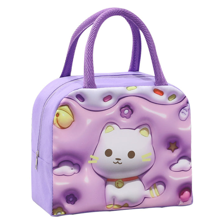 Insulated cooler bag with cute cat design Bowlift