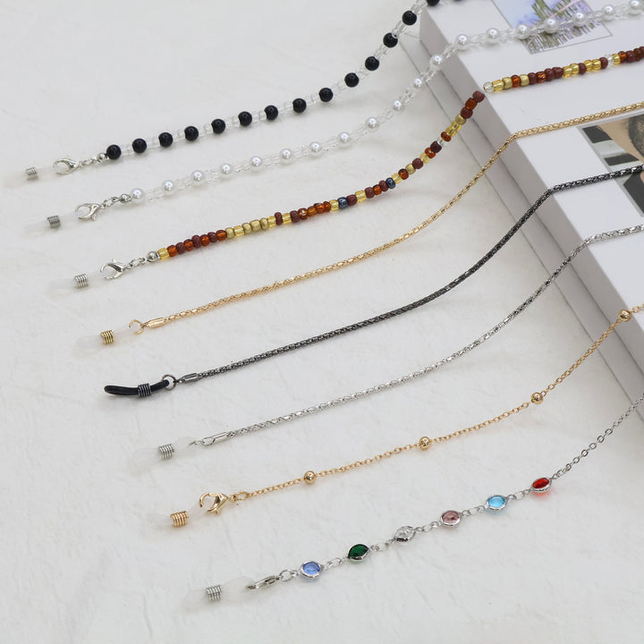 Elegant Eyewear Retainer Chain Bowlift