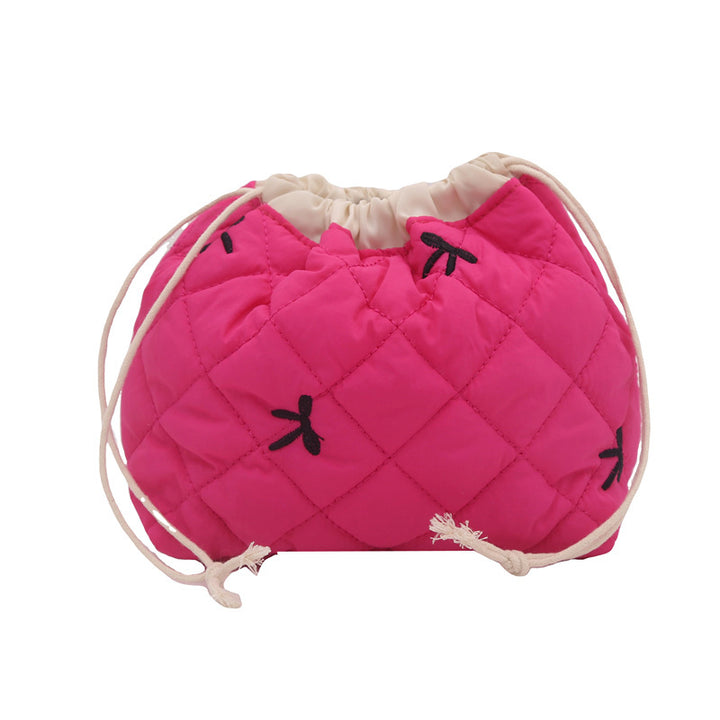 Quilted Drawstring Pouch Bowlift
