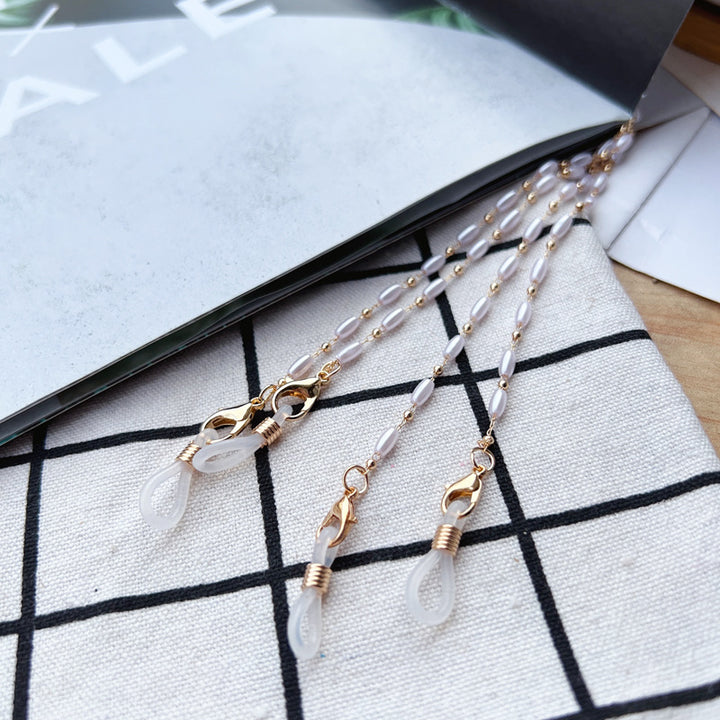 Elegant Pearl-Linked Eyewear Chain Bowlift 1786692183
