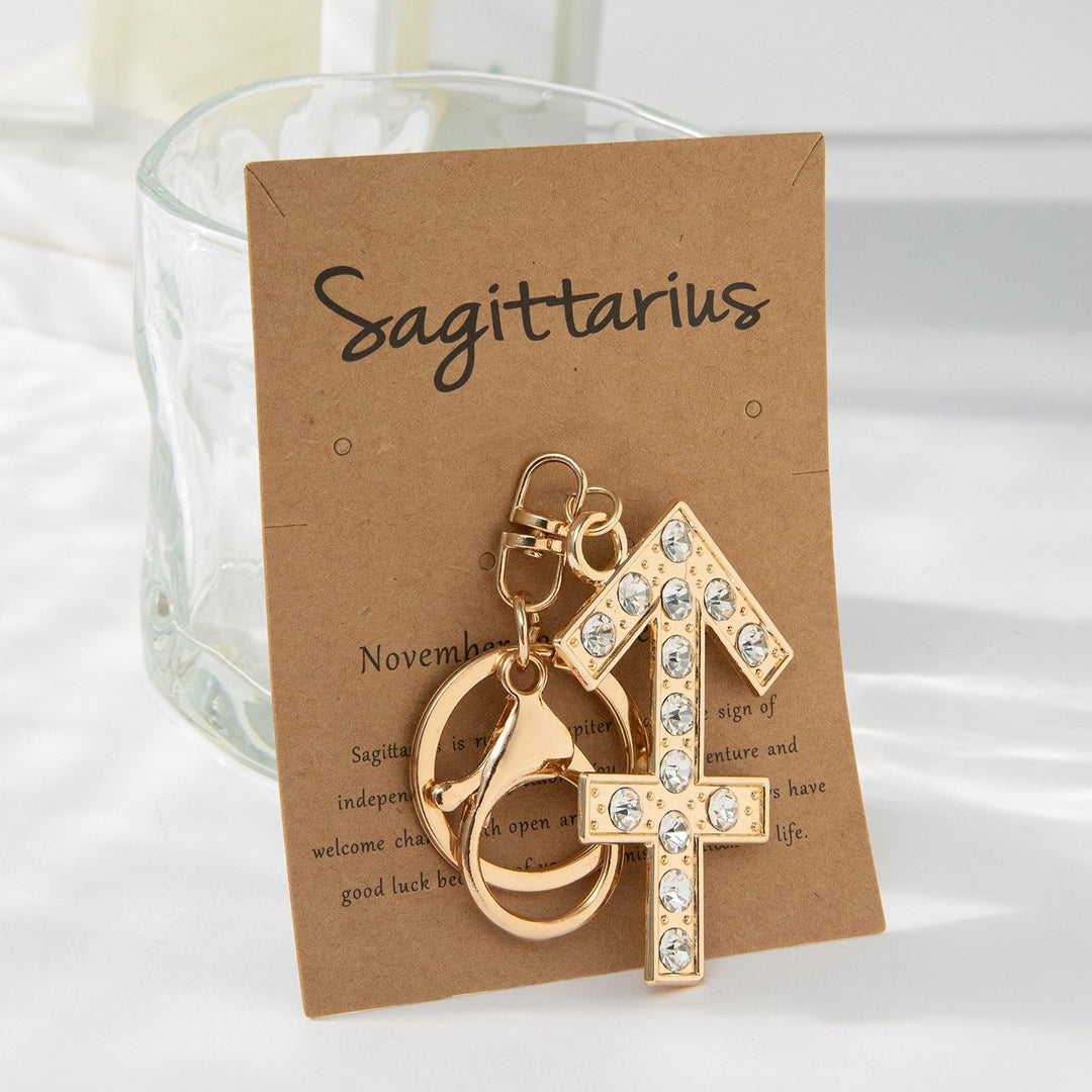 Keychain with Sparkling Bull Symbol Bowlift