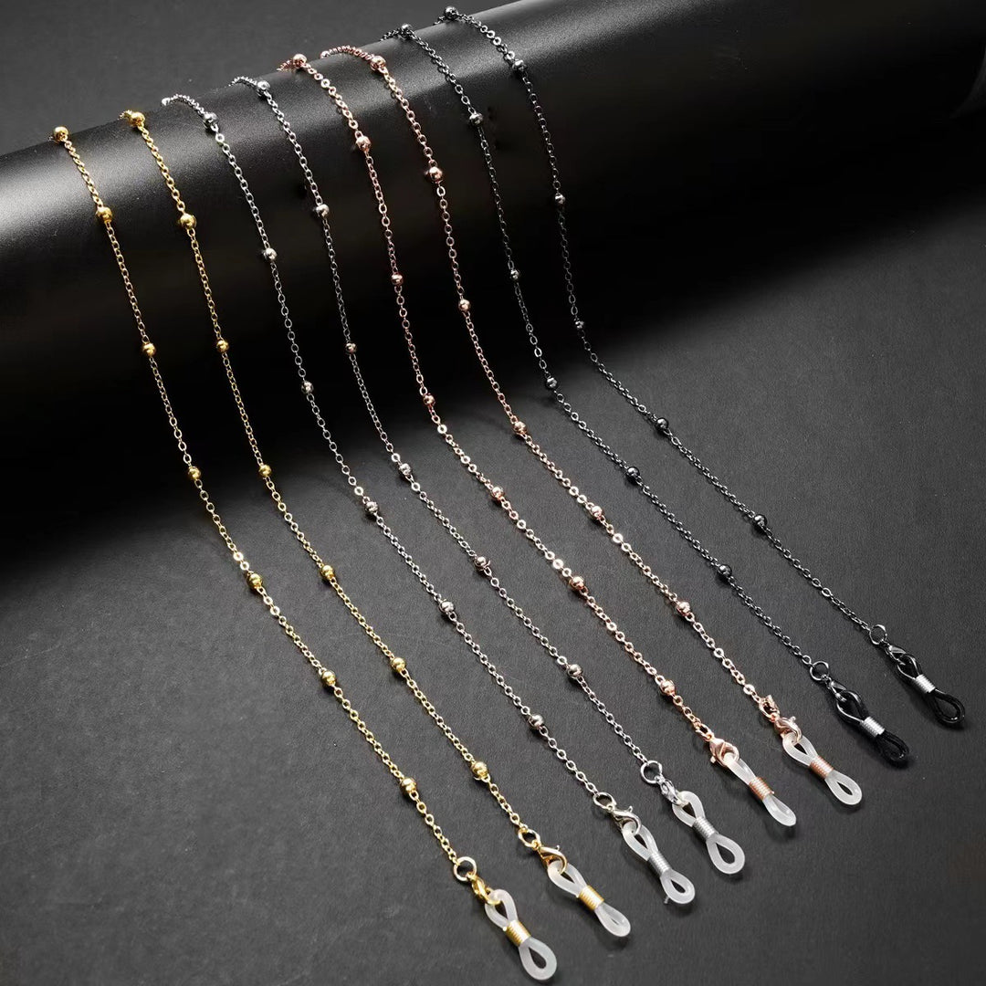 Chic Beaded Eyewear Chain Bowlift