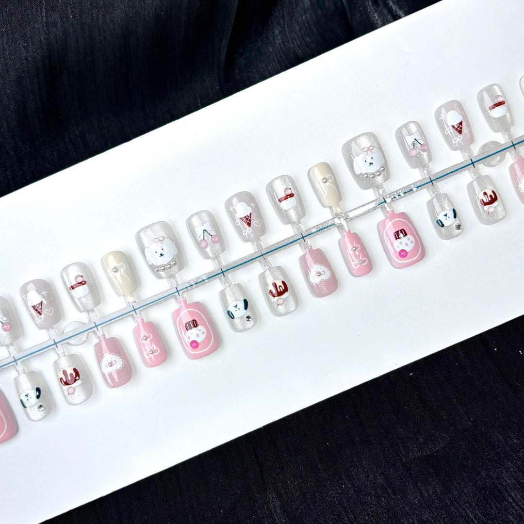 Cute Themed Press-On Nail Set