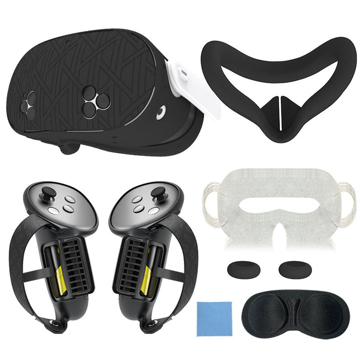 VR Accessories Set with High-Quality Face Mask and Ergonomic Controller Holders Bowlift