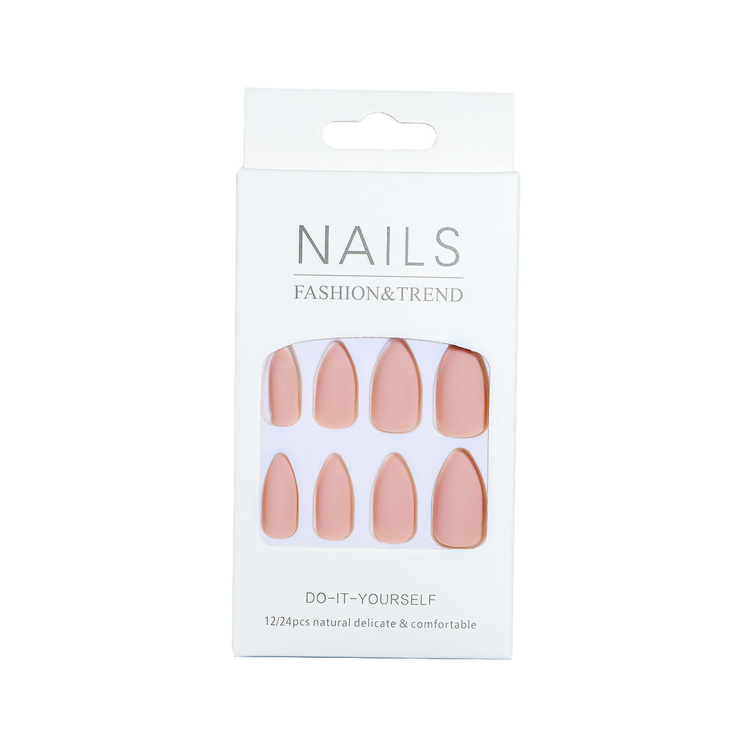 Professional Almond-Shaped Press-On Nail Tips Bowlift