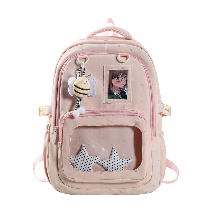 Cute Character-Themed Backpack Bowlift