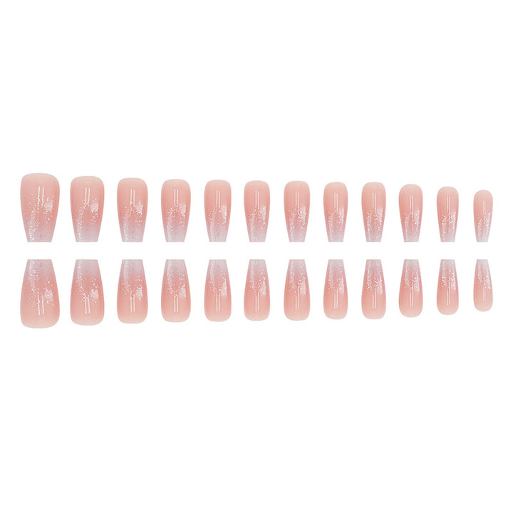 Glitter Ombre Nail Extensions