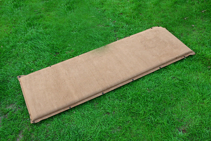 full-length camping sleeping pad with heavy-duty canvas cover and reinforced snap grommets Bowlift