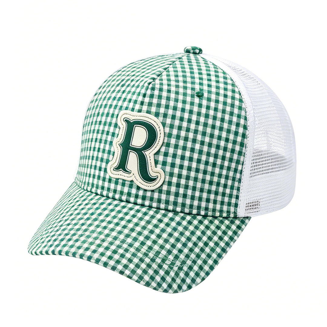 Women's Casual Checkered Beanie Bowlift