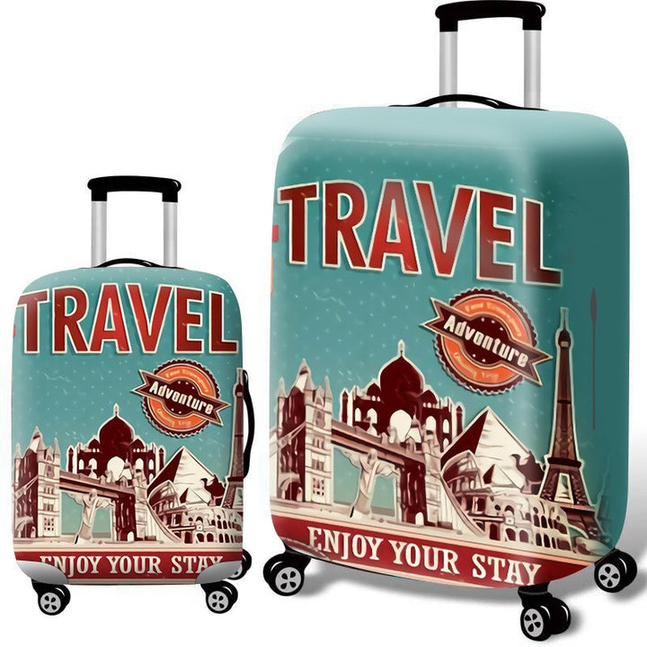 Women’s hard-shell suitcase with nostalgic London motif Bowlift