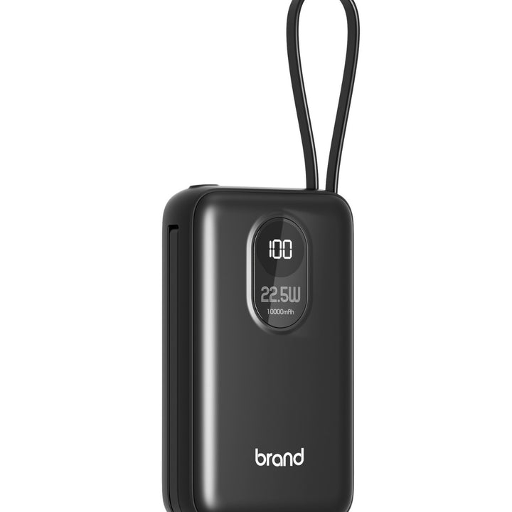 Portable Power Bank with Digital Charge Indicator and Intelligent Charging Port Bowlift