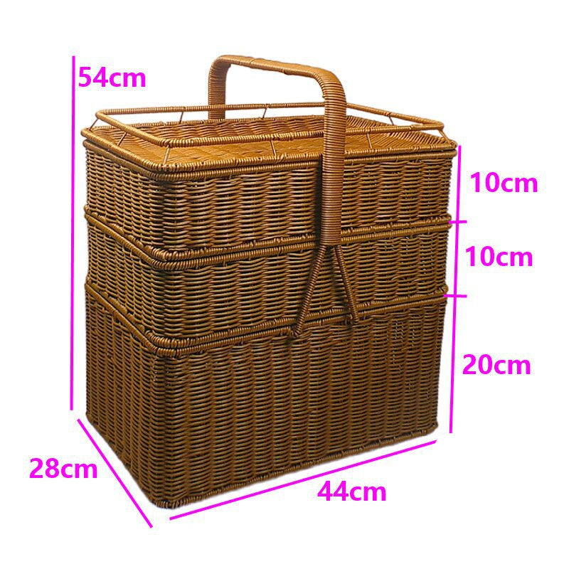 Multi-Compartment Woven Storage Organizer Bowlift
