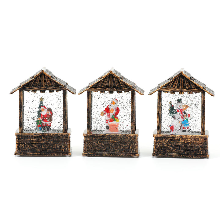 LED Illuminated Christmas Diorama Bowlift