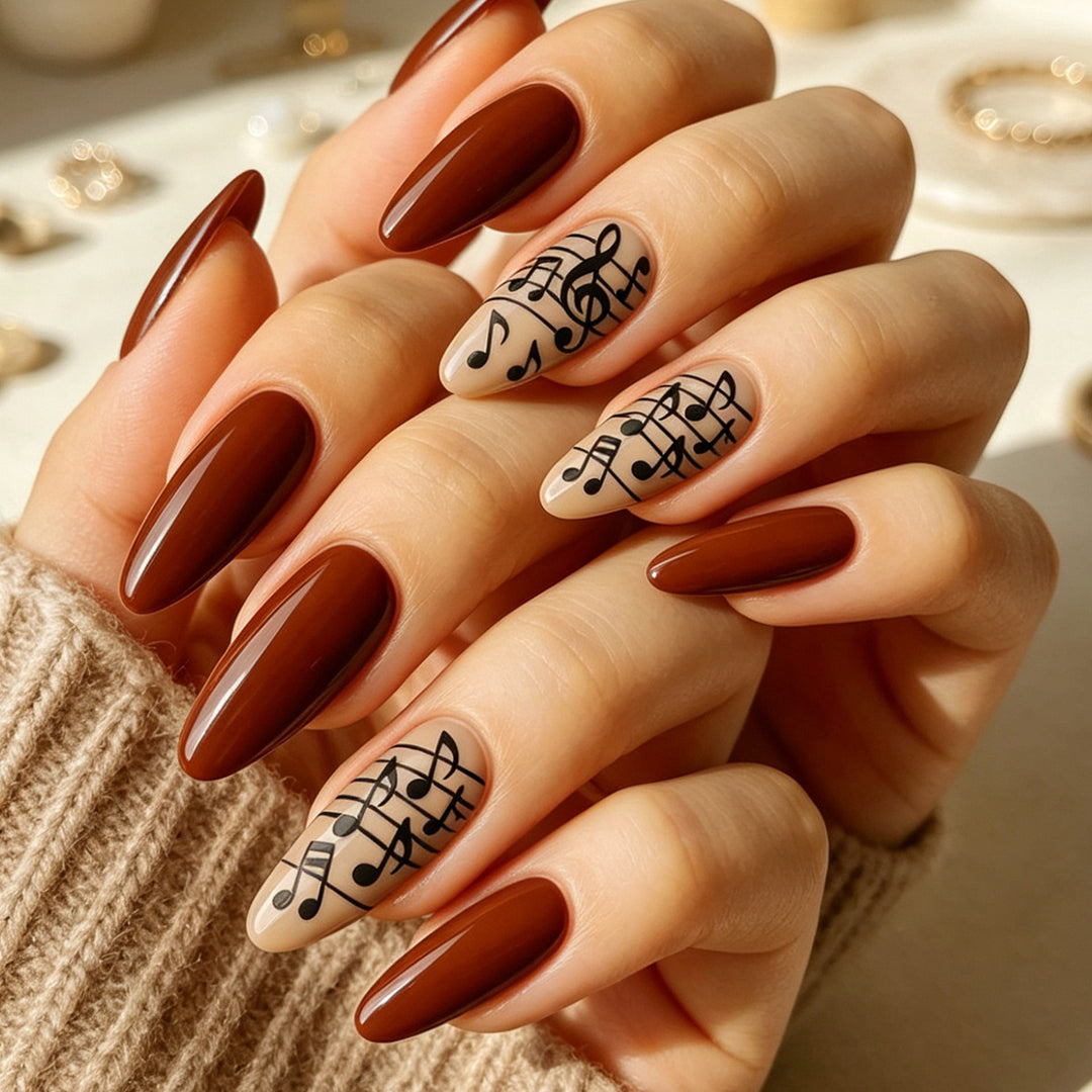 Musical Note Long-Lasting Nail Art Bowlift