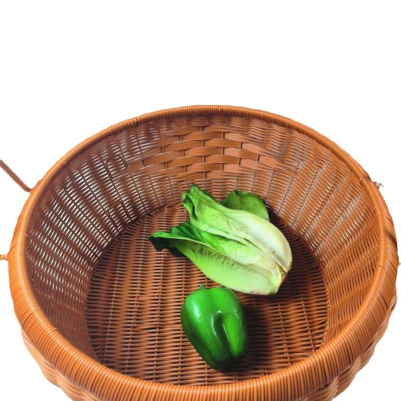 Woven Picnic Storage Basket Bowlift