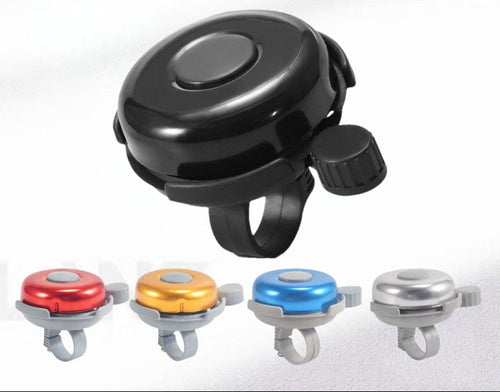 Compact Universal Bicycle Bell with Tool-Free Adjustable Clamp Bowlift