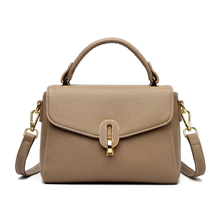 Elegant Structured Top-Handle Handbag Bowlift