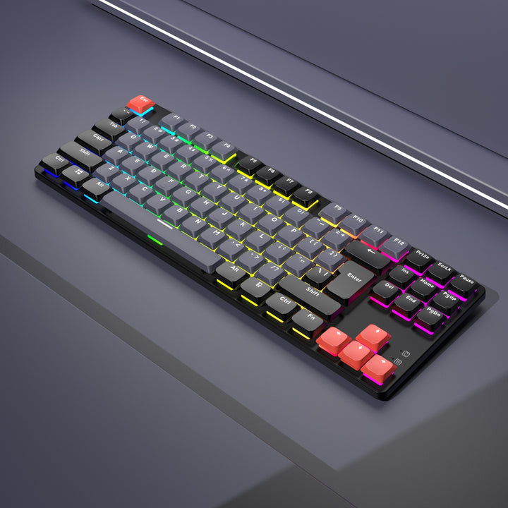 Compact RGB Mechanical Gaming Keyboard Bowlift