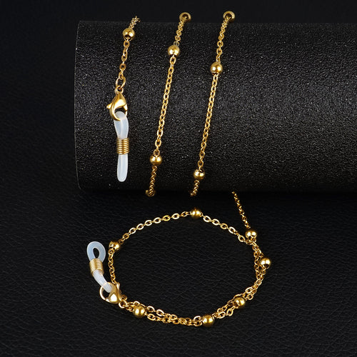 Premium Beaded Eyewear Retainer Bowlift
