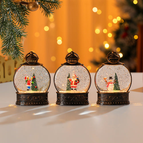 Decorative Snow Globe Lantern Bowlift