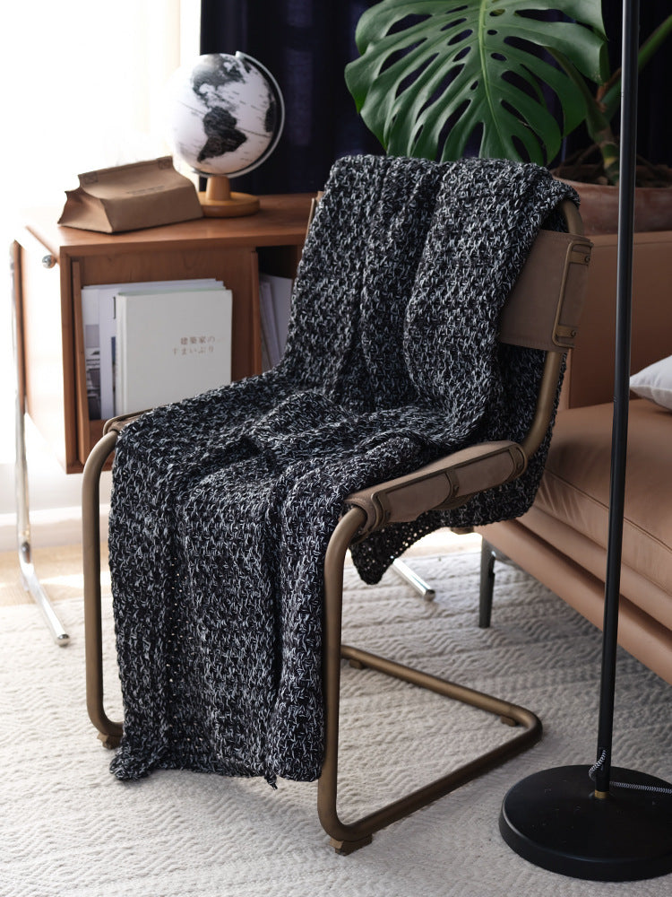 Cozy Knit Throw Blanket