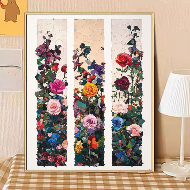 Vintage Floral Artwork Bowlift