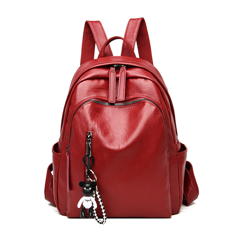 Elegant Leather Backpack Bowlift
