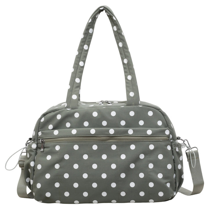 Versatile Polka Dot Travel Duffle Bag
