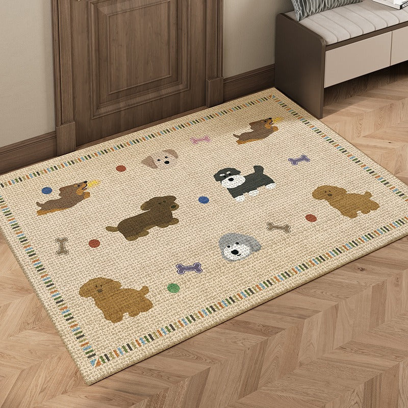 Astronaut-Themed Decorative Area Rug Bowlift