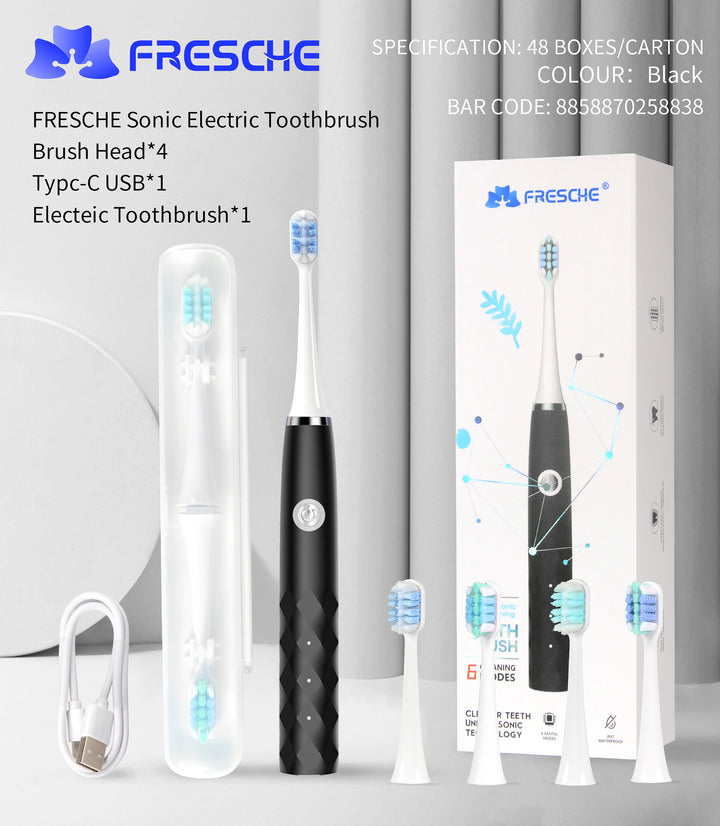 Electric Toothbrush with Interchangeable Heads Bowlift