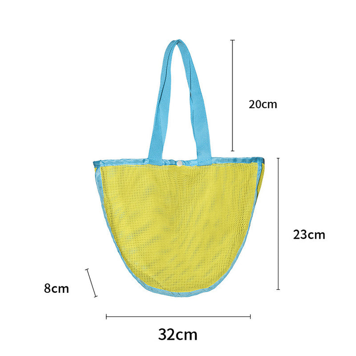 Practical Beach Bag in Net Design Bowlift