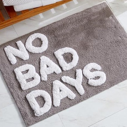 Playful Text Bath Mat Bowlift