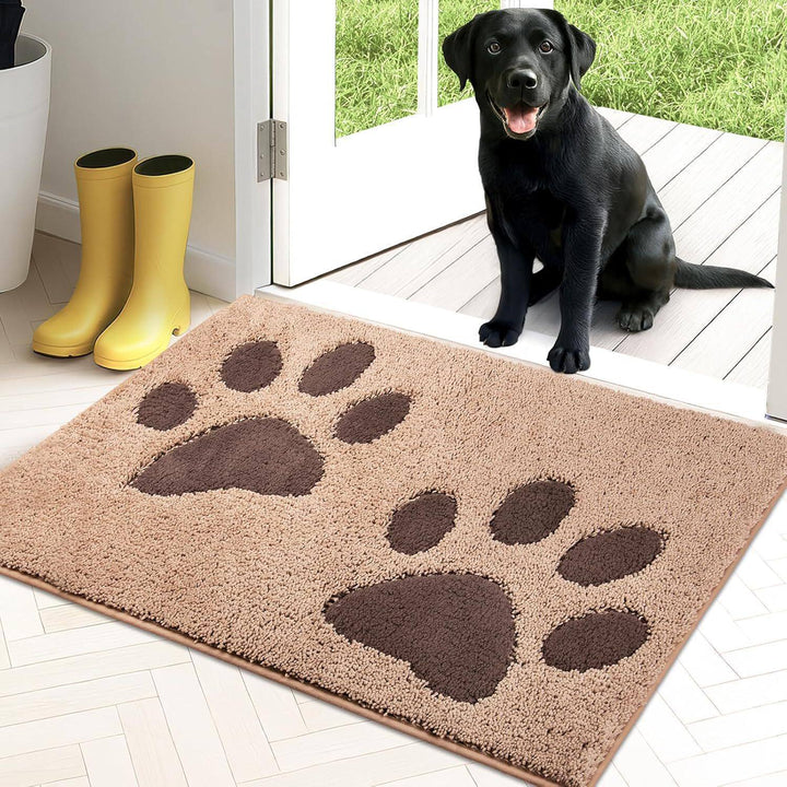 Paw Print Decorative Entrance Mat Bowlift