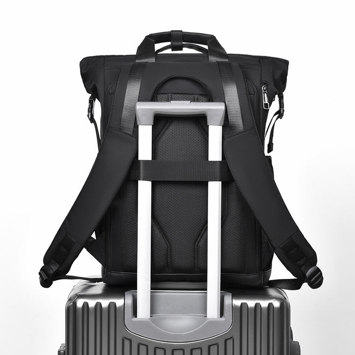 Modern Roll-Top Waterproof Backpack Bowlift