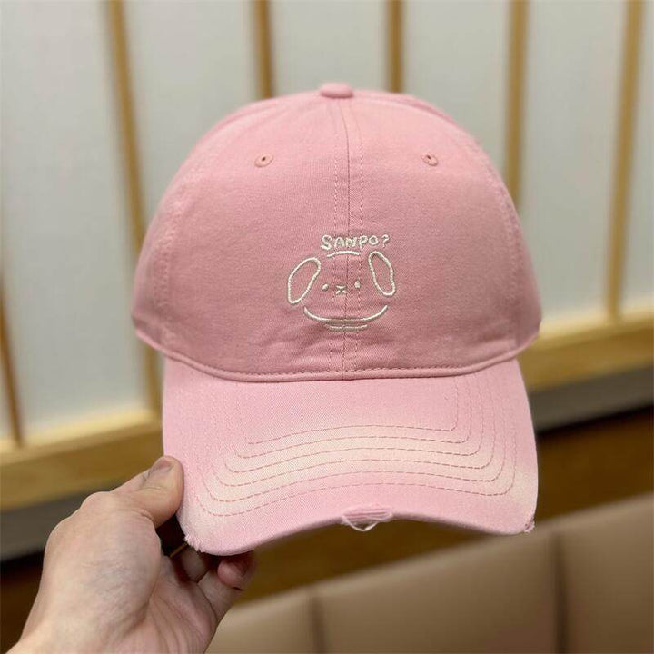 Women's Casual Character-Embroidered Baseball Cap Bowlift