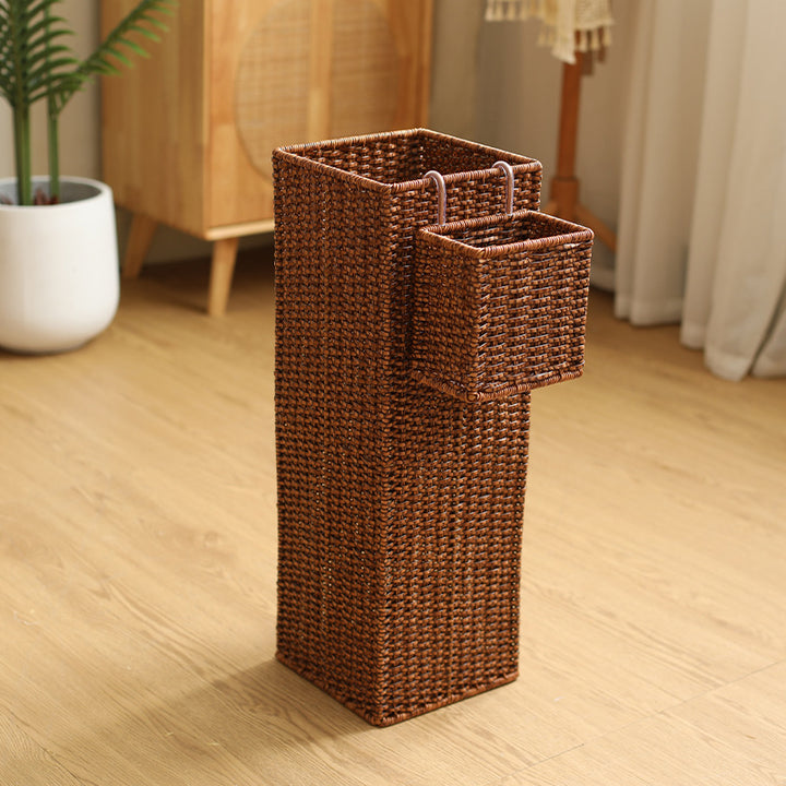 Decorative Wicker Storage Vase Bowlift
