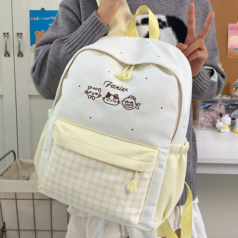 Playful Animal-Themed Backpack Bowlift