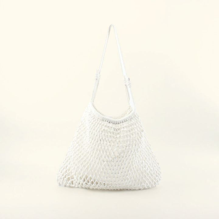 Net bag with flexible shape and stylish shoulder straps Bowlift
