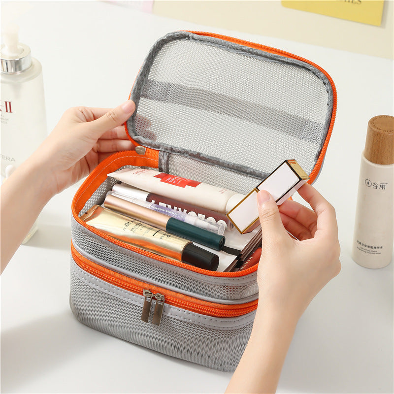 Dual Compartment Makeup Organizer Case Bowlift