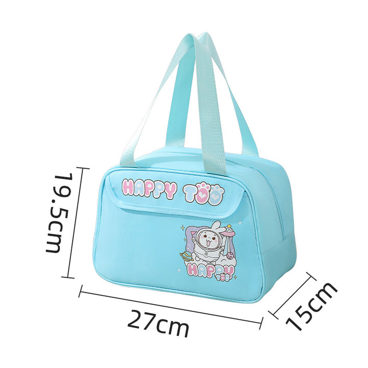 Insulated Lunch Tote with Cute Character Design Bowlift