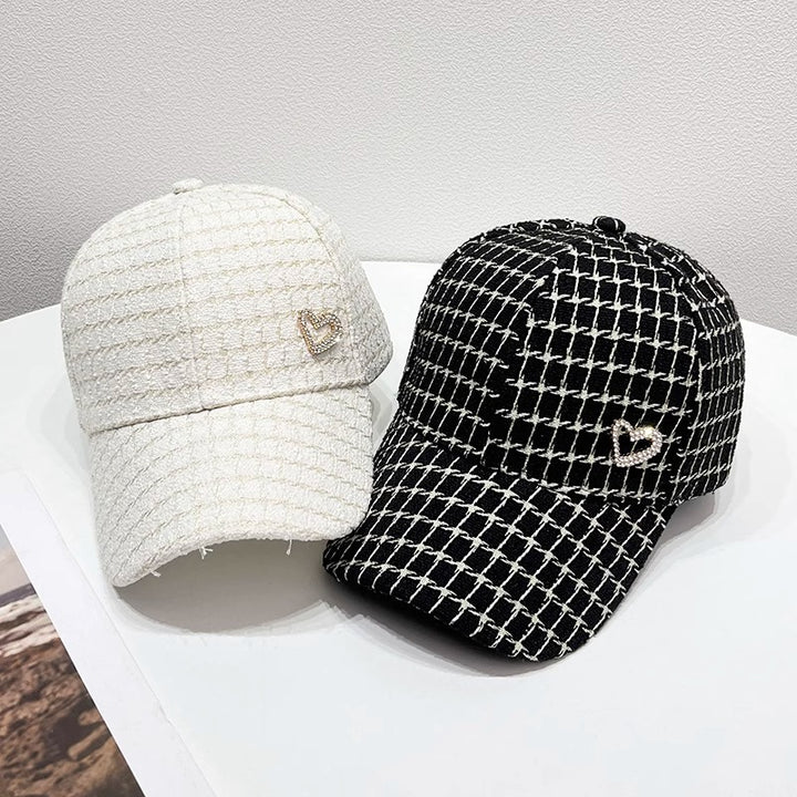 Women's Textured Fabric Baseball Cap Bowlift 1784084142