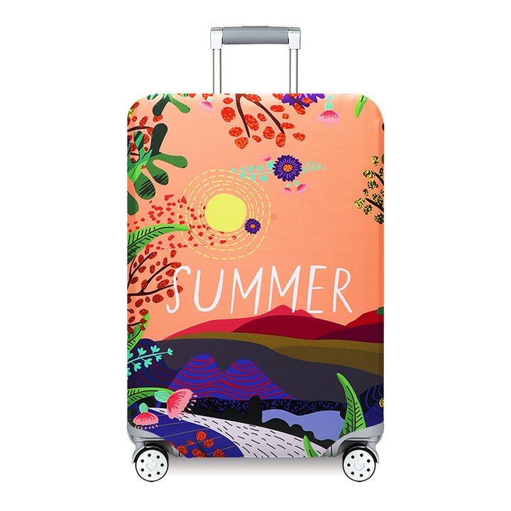 Women's Travel Suitcase with Colorful Floral Design Bowlift