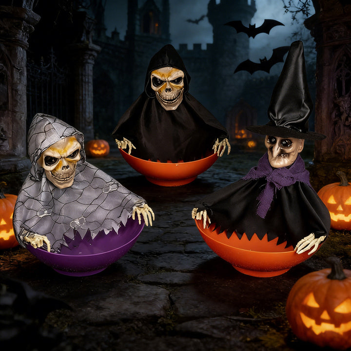 Halloween-themed Candy Bowl Decoration Bowlift