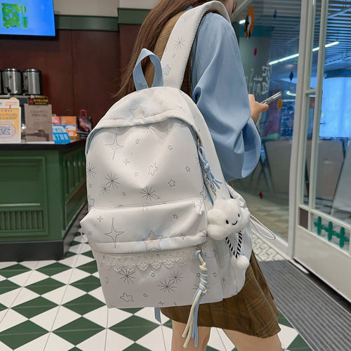 Backpack with Dreamy Star Design and Practical Features Bowlift