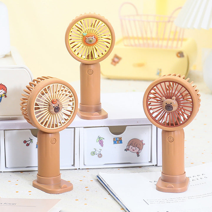 Portable hand fan with funny design and USB connection Bowlift