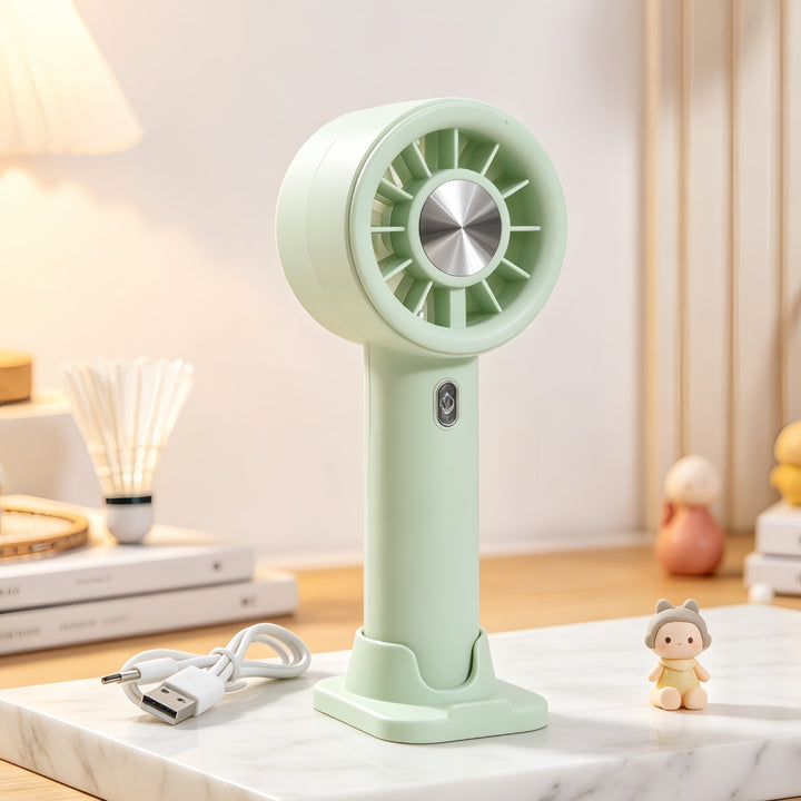 Women's Portable Handheld Fan with Multifunctional Charging Port Bowlift