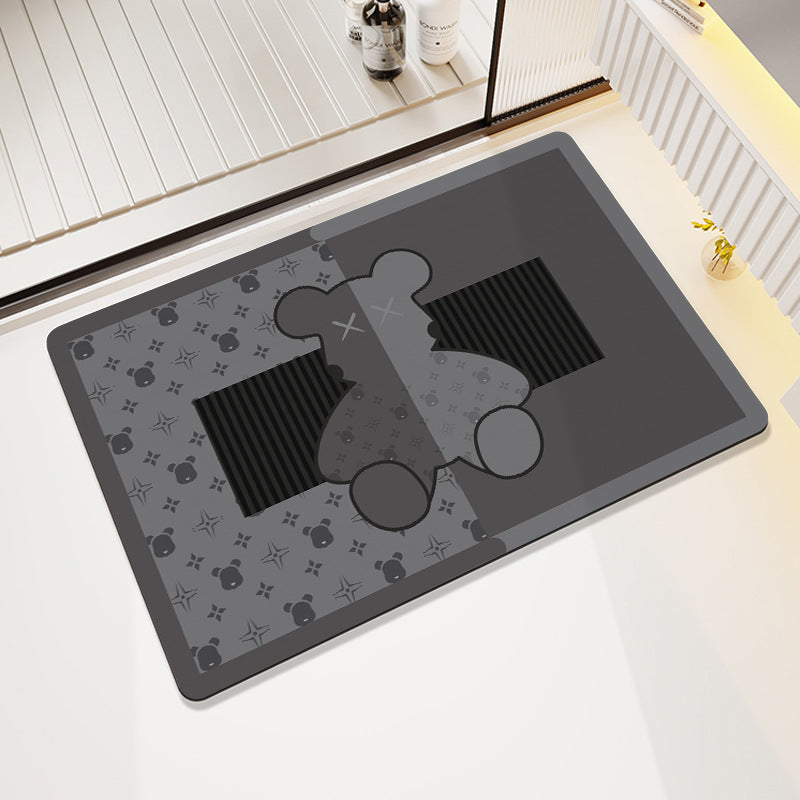 Decorative Cartoon-Themed Floor Mat Bowlift